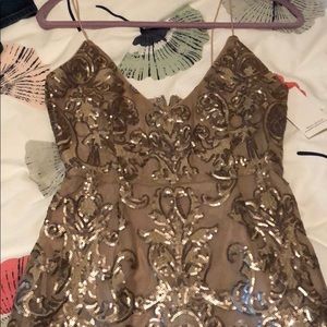 Sequin Gold dress